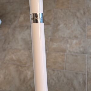 Apple Silver and White Bath Accessory